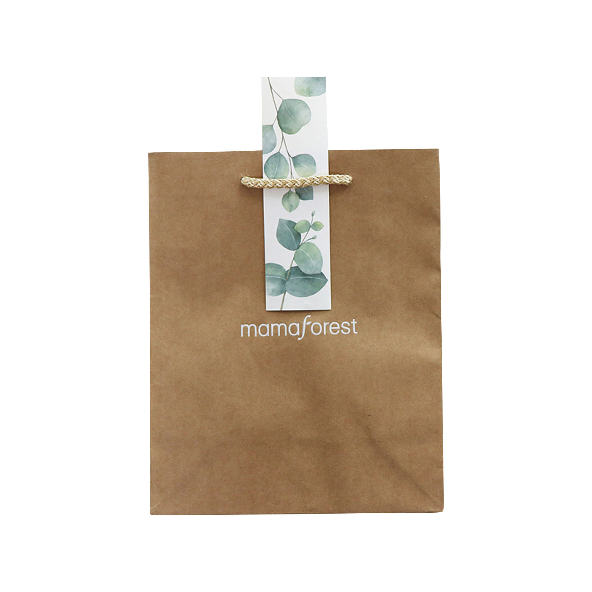 쇼핑백 +나뭇잎 스티커 SET, 마마포레스트